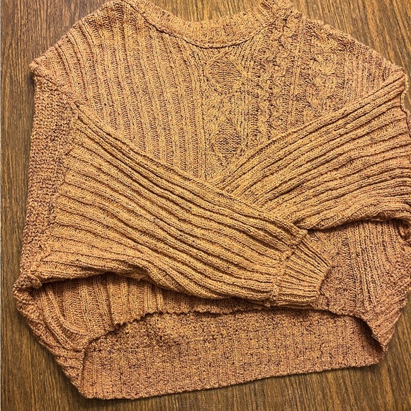 Free People knit crop sweater - Picture 2 of 6
